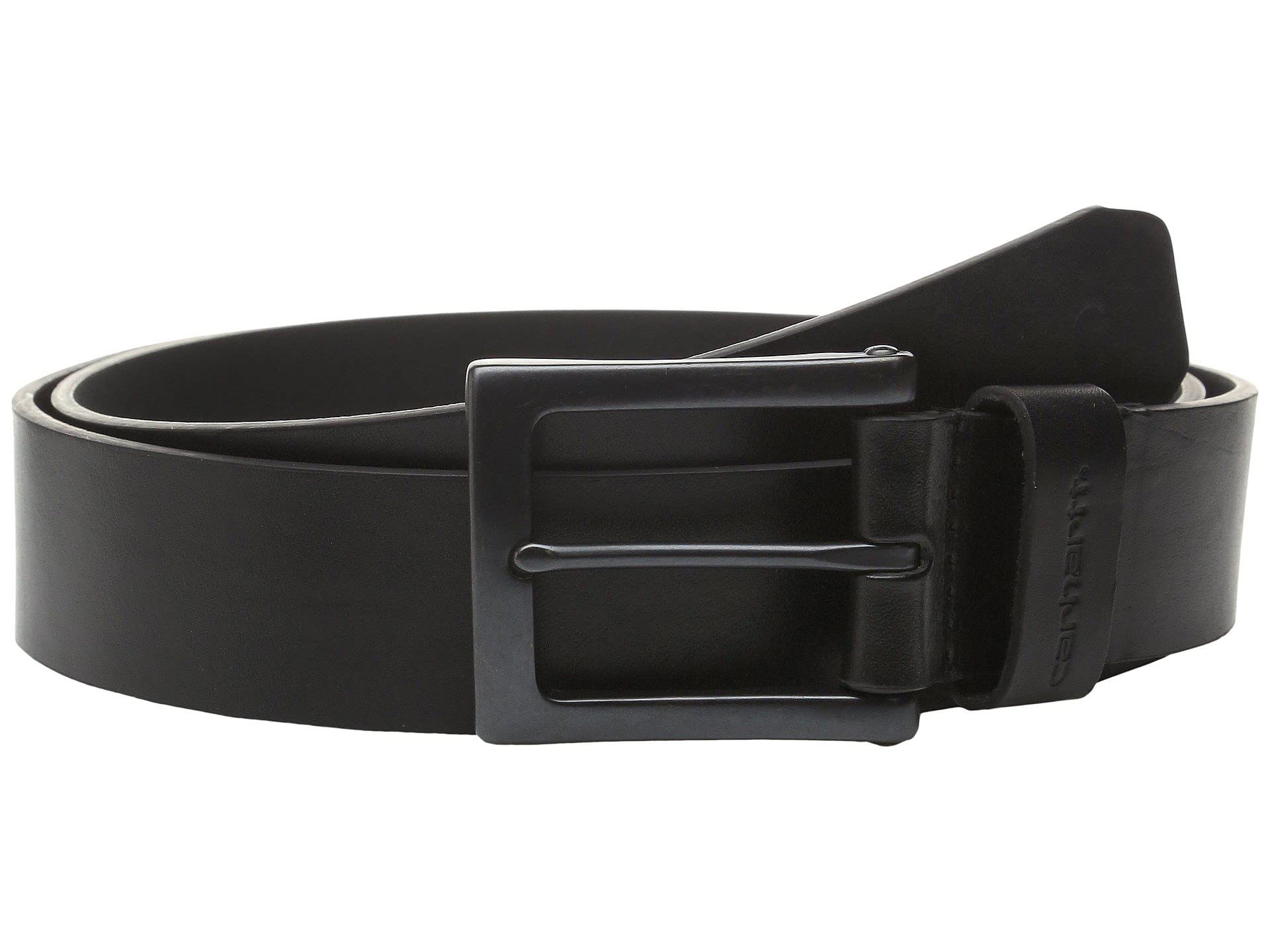 Burnished Leather Box Buckle Belt