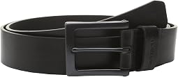 Burnished Leather Box Buckle Belt