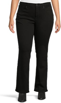 Джинсы Plus Size Barbara Bootcut in Black