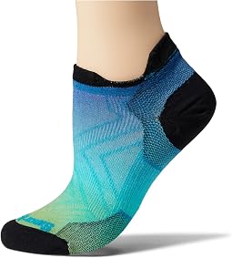 Run Zero Cushion Ombre Print Low Ankle Socks