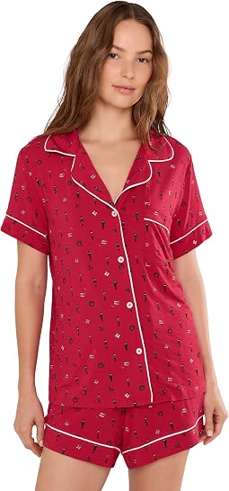 Женский пижамный комплект Gisele из TENCEL™ Modal с принтом
