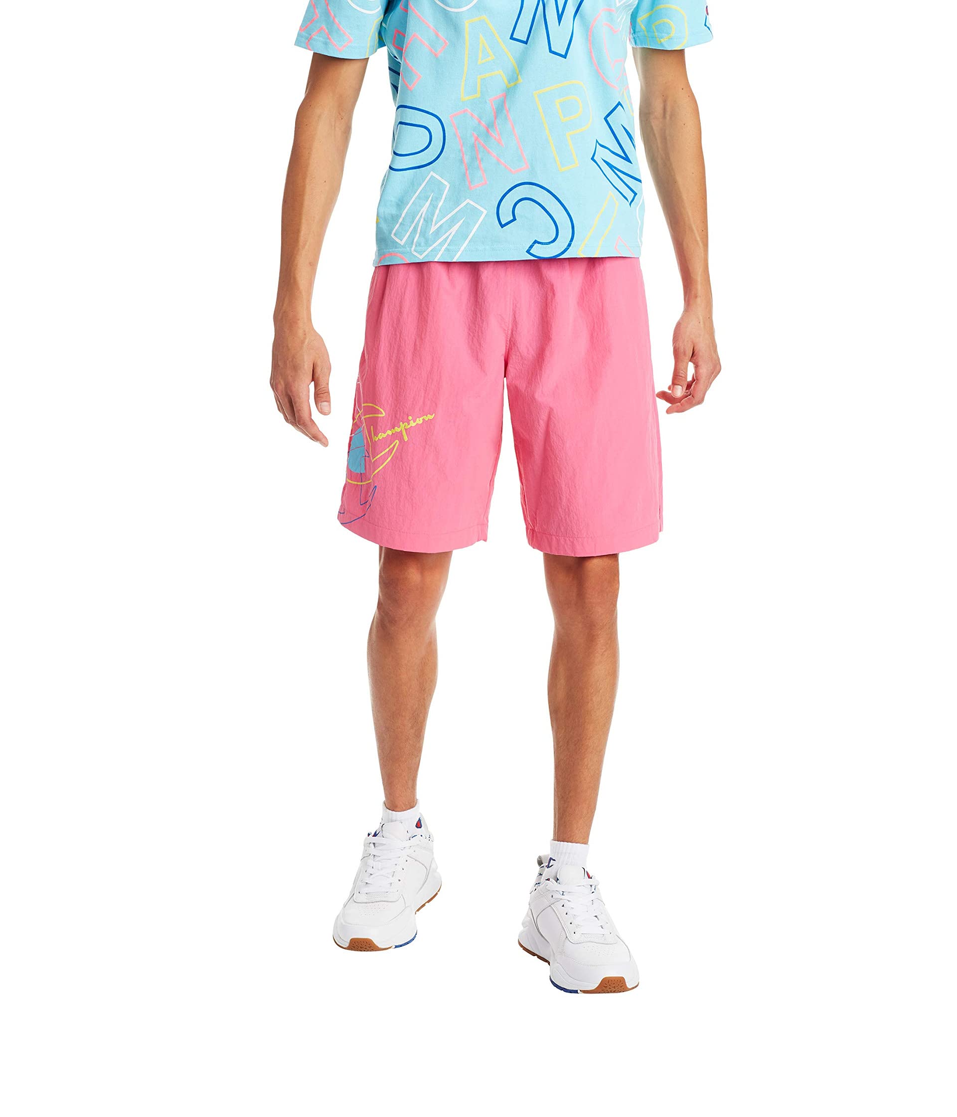 Crinkle Nylon Shorts