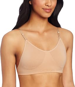 Seamless Clear Back Bra With Transition Straps