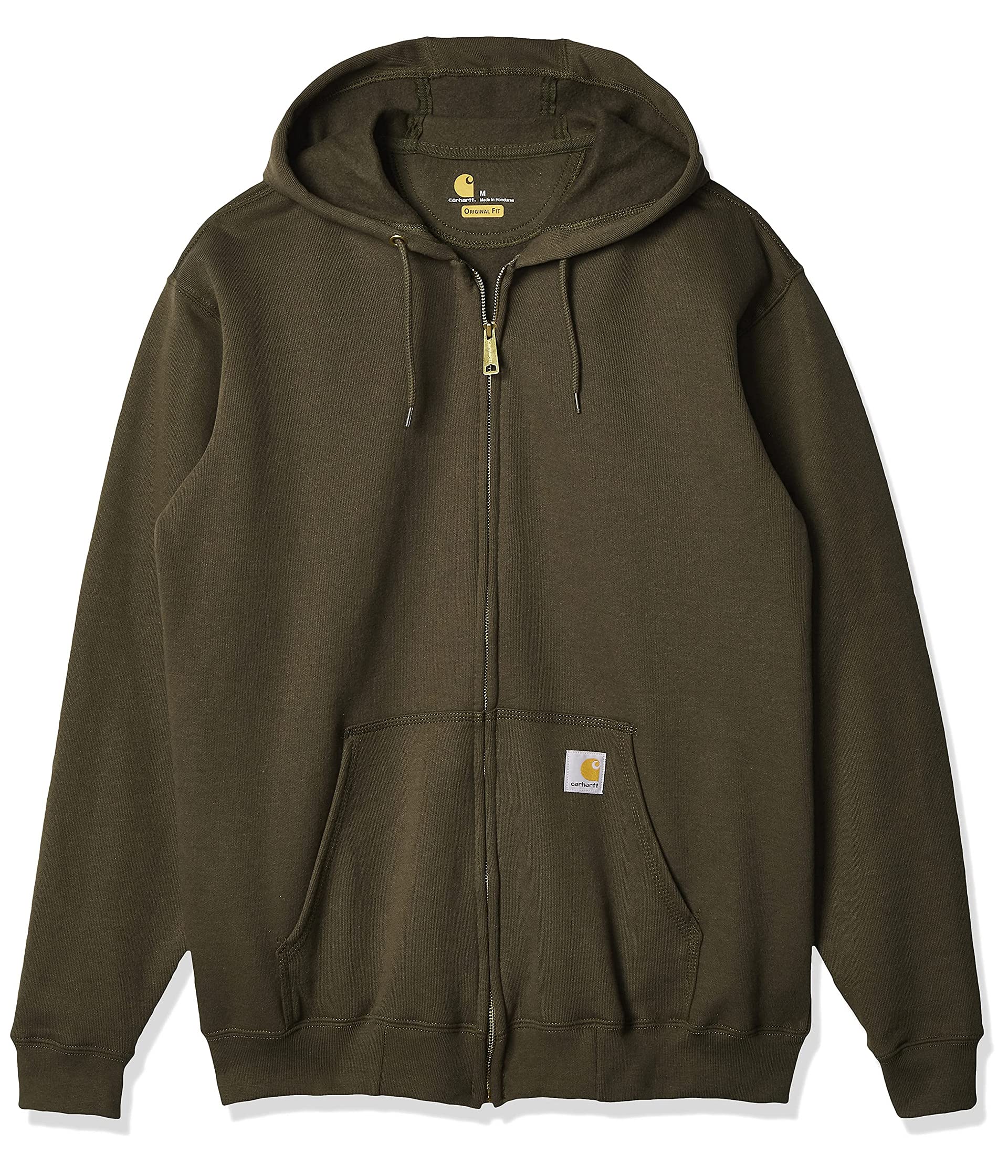 Big and Tall Midweight Hooded Zip-Front Sweatshirt
