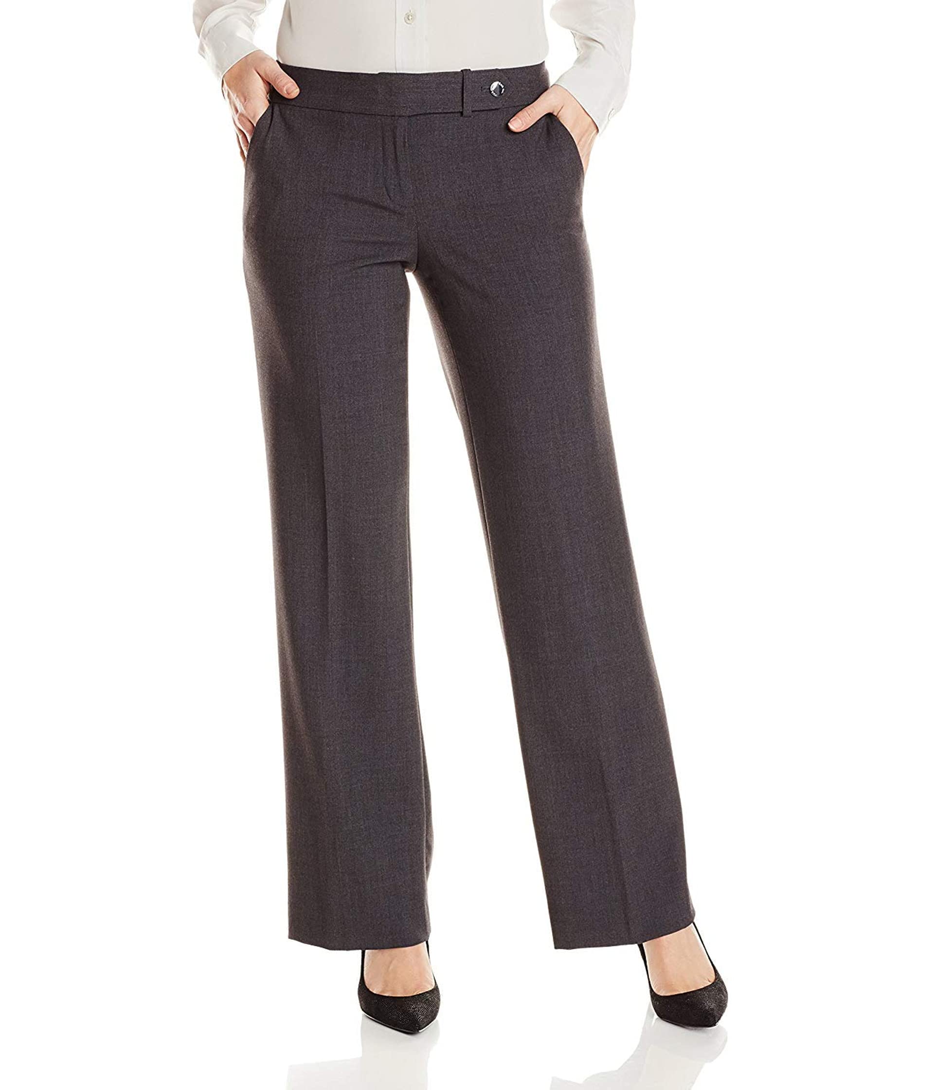 Petite Size Straight-Leg Pant