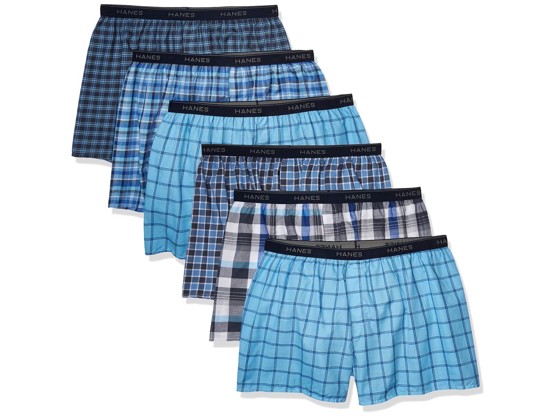 Трусы-боксеры Tagless Boxer with Exposed Waistband, Multiple Packs Available