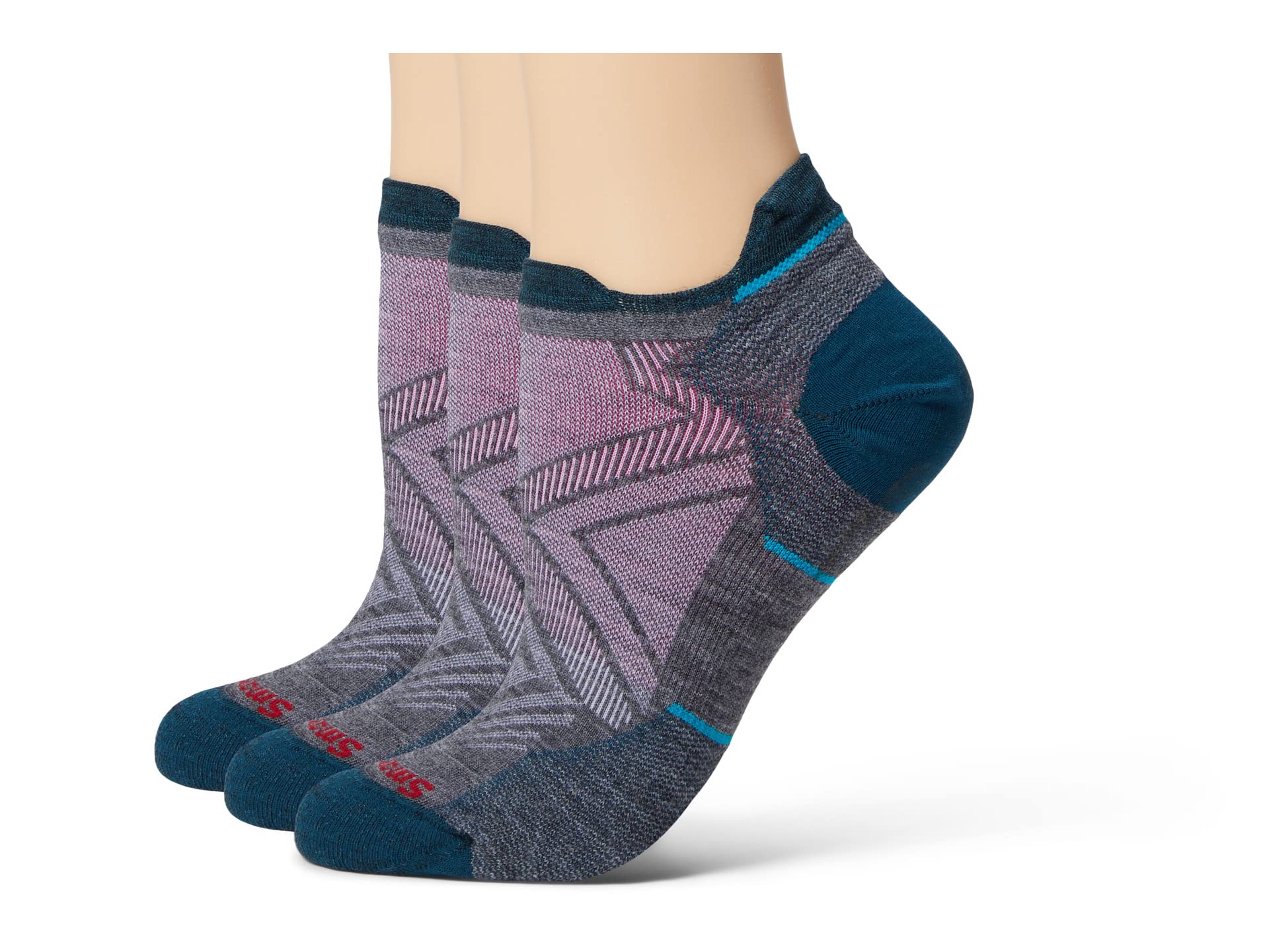 Run Zero Cushion Low Ankle Socks 3-Pack