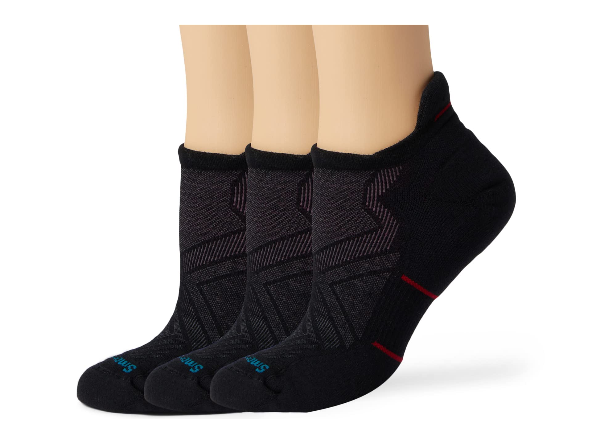 Run Targeted Cushion Low Ankle Socks 3-Pack