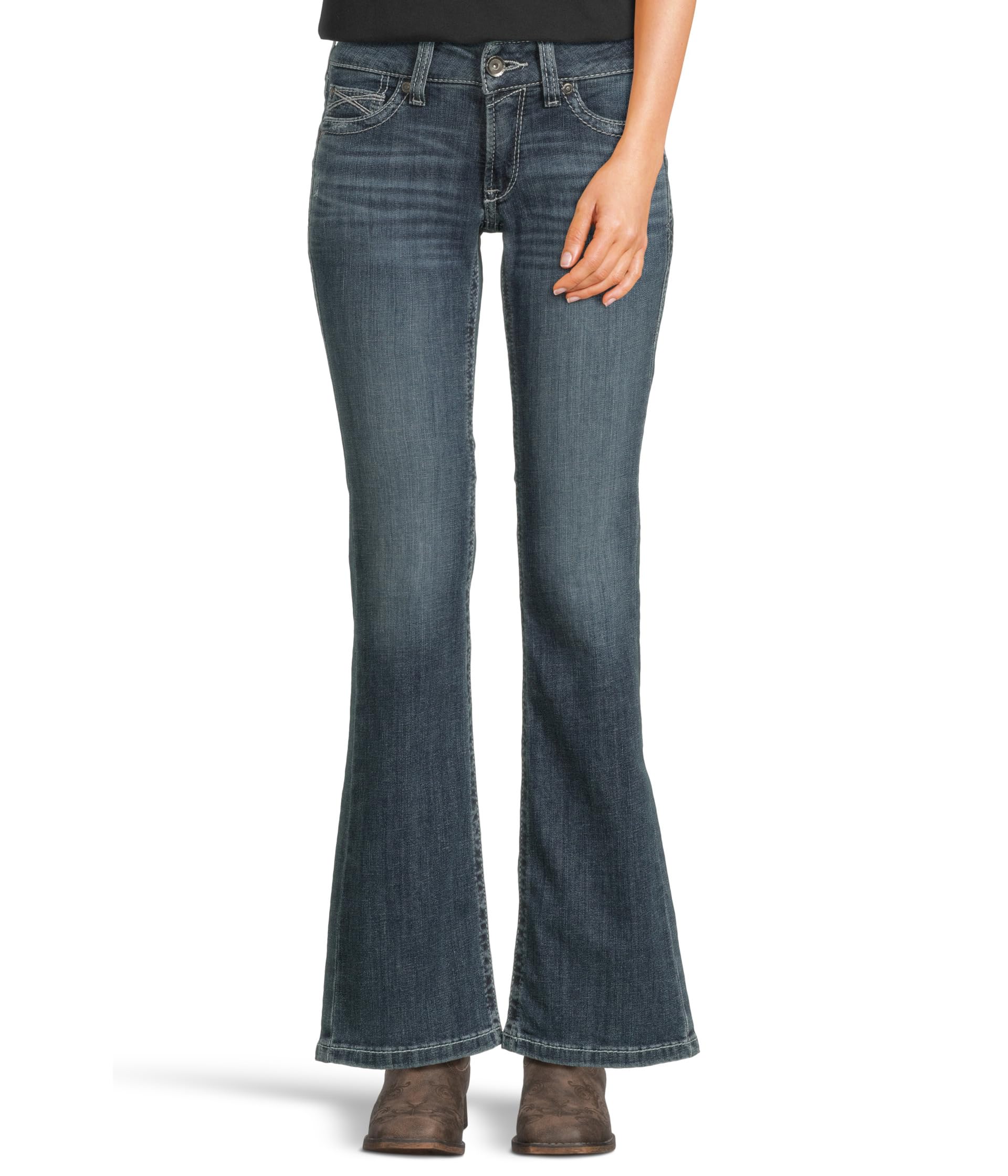 R.E.A.L. Mid-Rise Raquel Bootcut Jeans