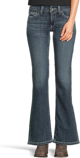 Джинсы R.E.A.L. Mid-Rise Raquel с расклешенными штанинами