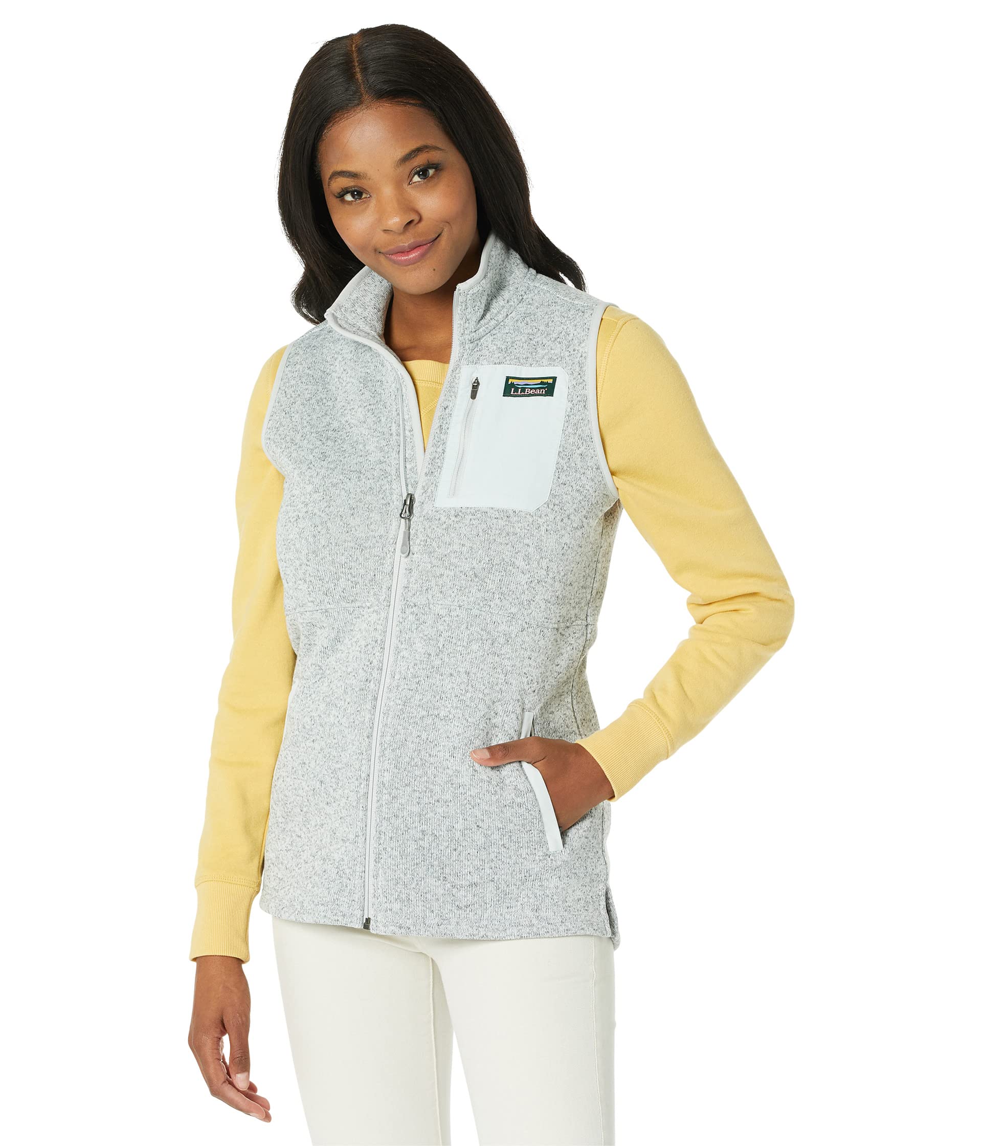 Bean's Sweater Fleece Long Vest