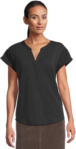 Streamside Tee Разрезной воротник, короткий рукав