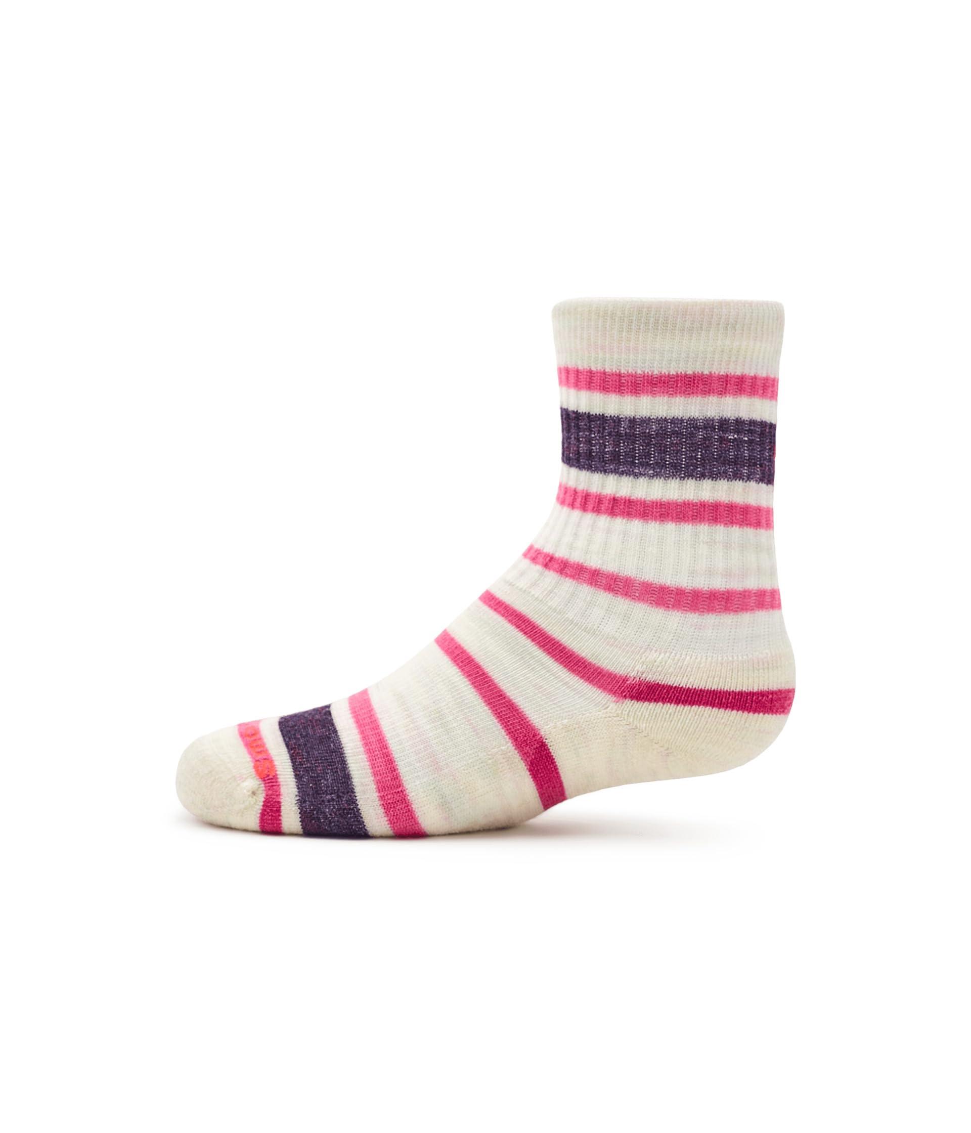 Hike Light Cushion Striped Crew Socks (Toddler/Little Kid/Big Kid)