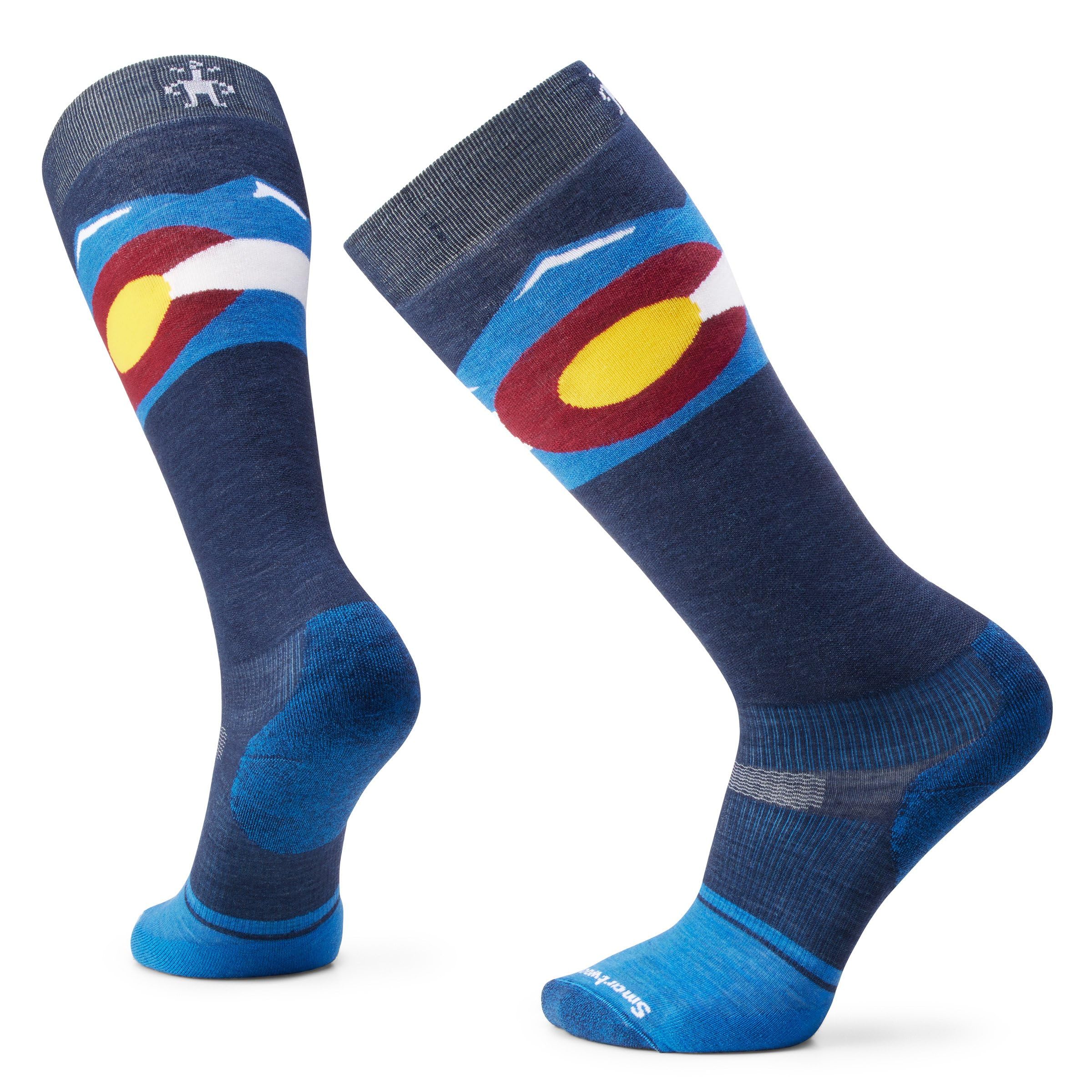 Snowboard Targeted Cushion Colorado Over-the-Calf Socks