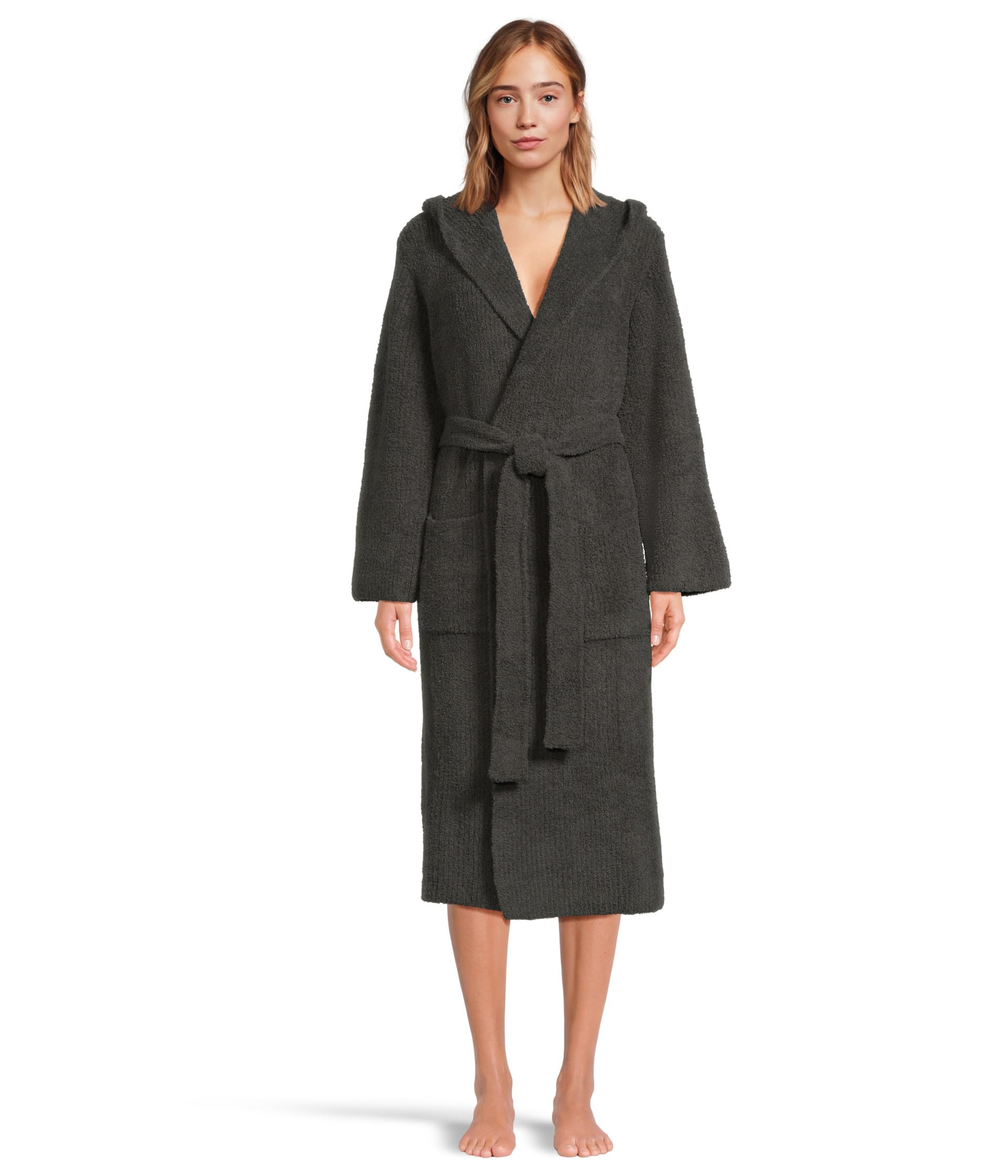CozyChic® рифленый халат с капюшоном