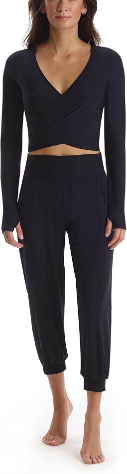 Butter Wrap Top with Thumbholes
