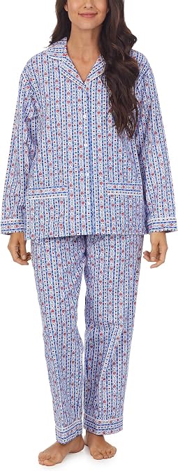 Classic Notch Collar Flannel PJ Set