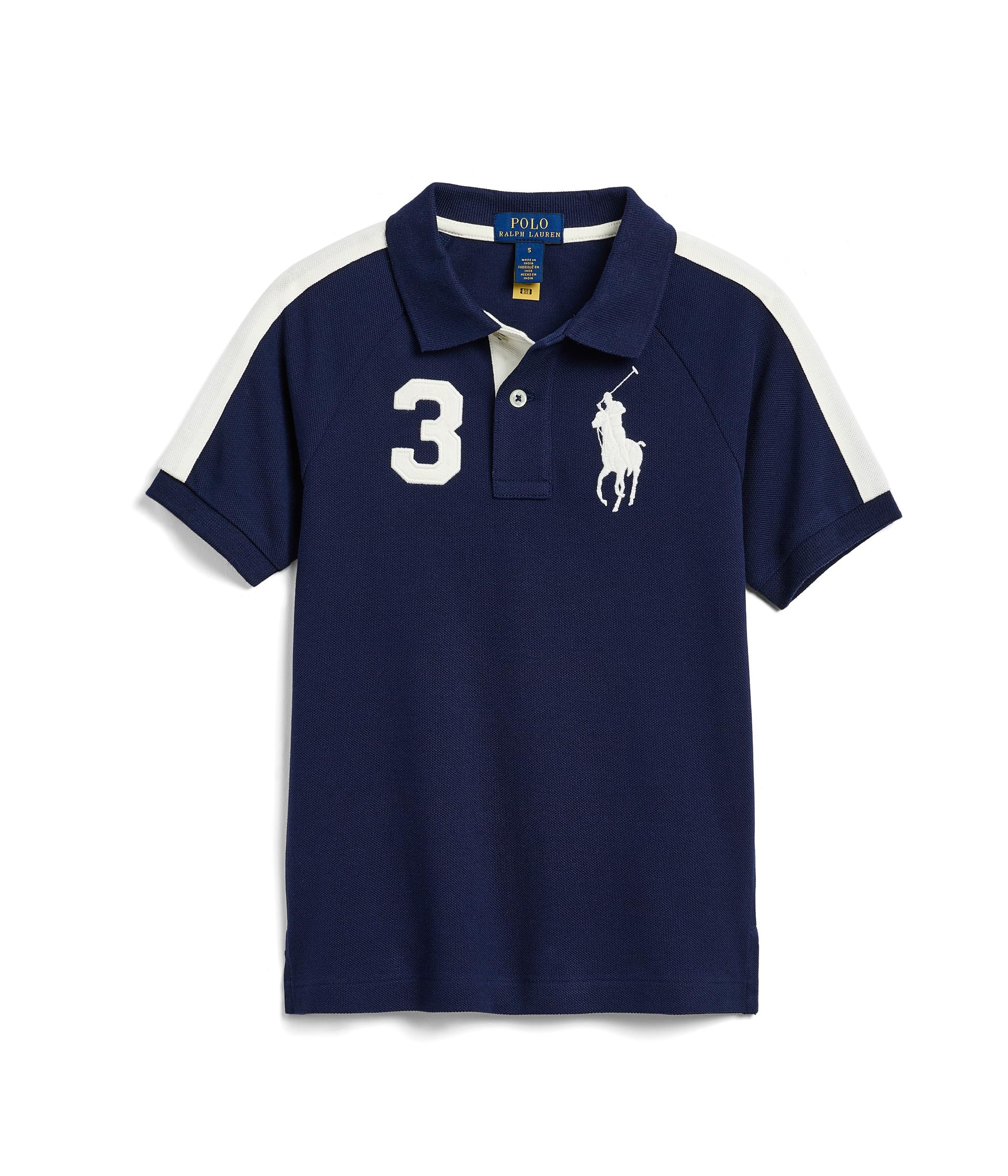 Big Pony Cotton Mesh Polo Shirt (Toddler/Little Kid)