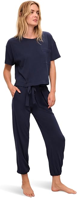 Футболка Eberjey Aloe Infused Cotton - The Short Sleeve Tee