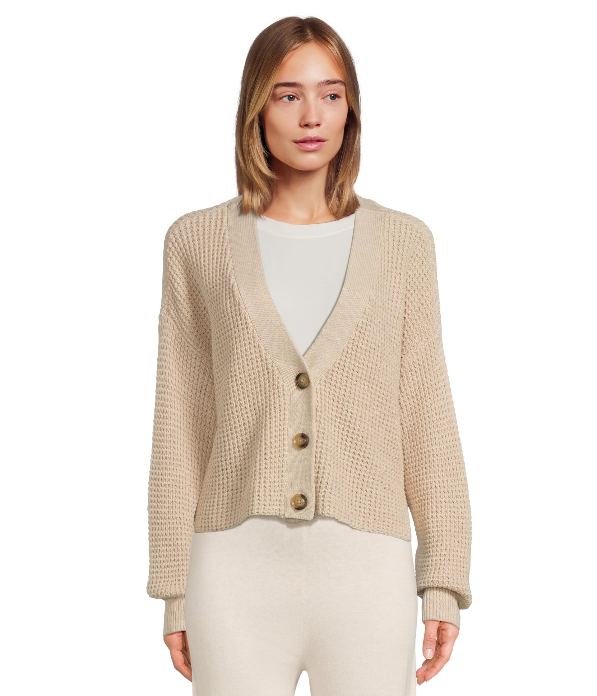 Recycled Sweater Cropped Cardigan