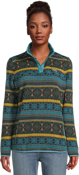 Sweater Fleece Pullover Print