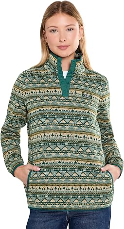Sweater Fleece Pullover Print