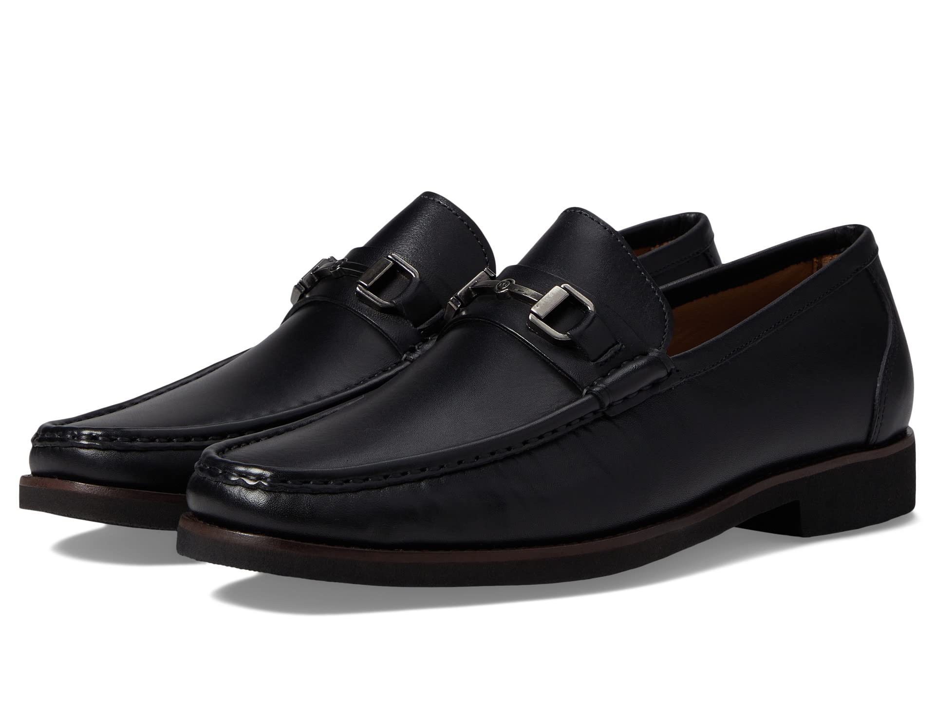Crown Leather Bit Loafers