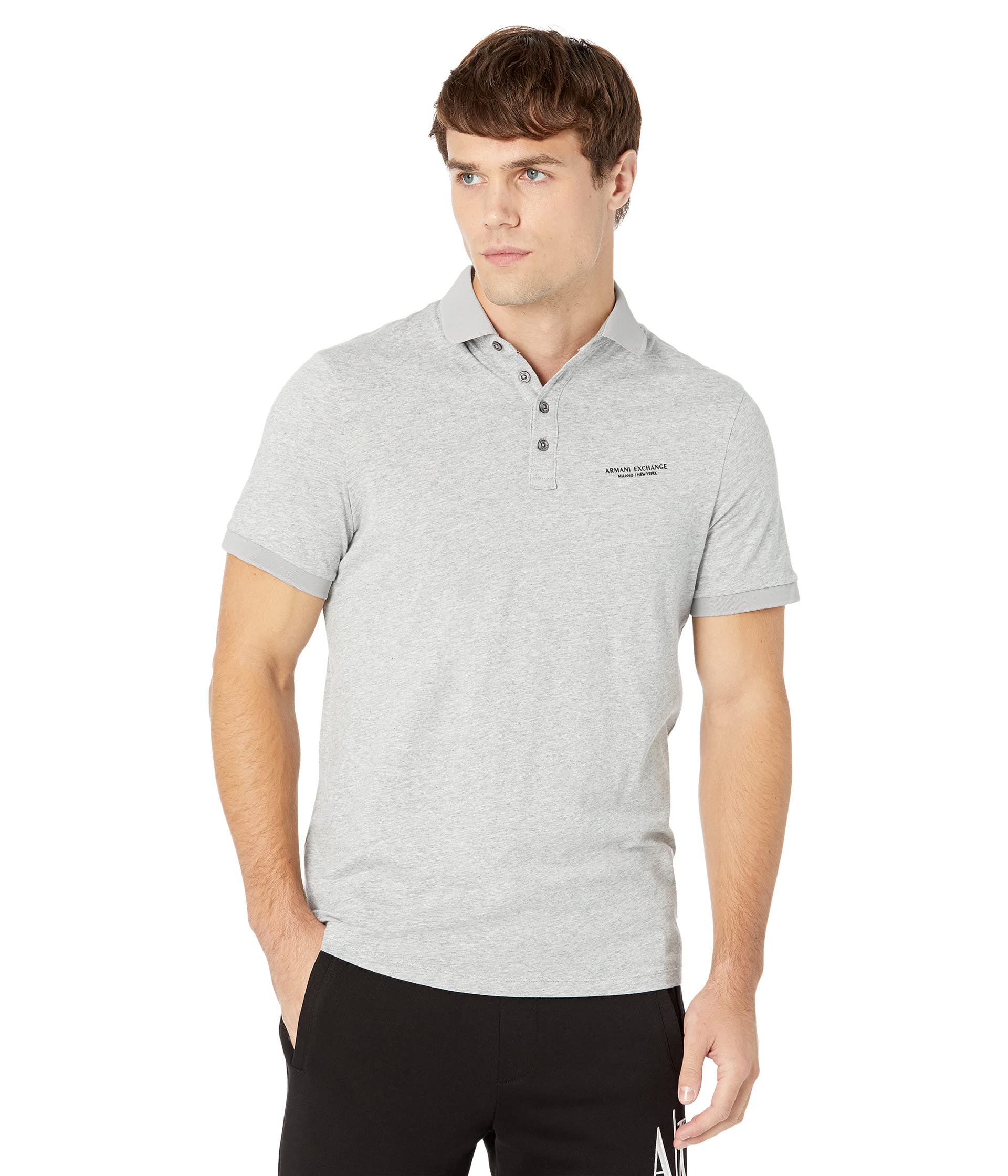 Slim Fit Milano/New York Logo Polo