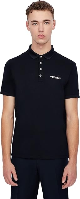 Slim Fit Milano/New York Logo Polo