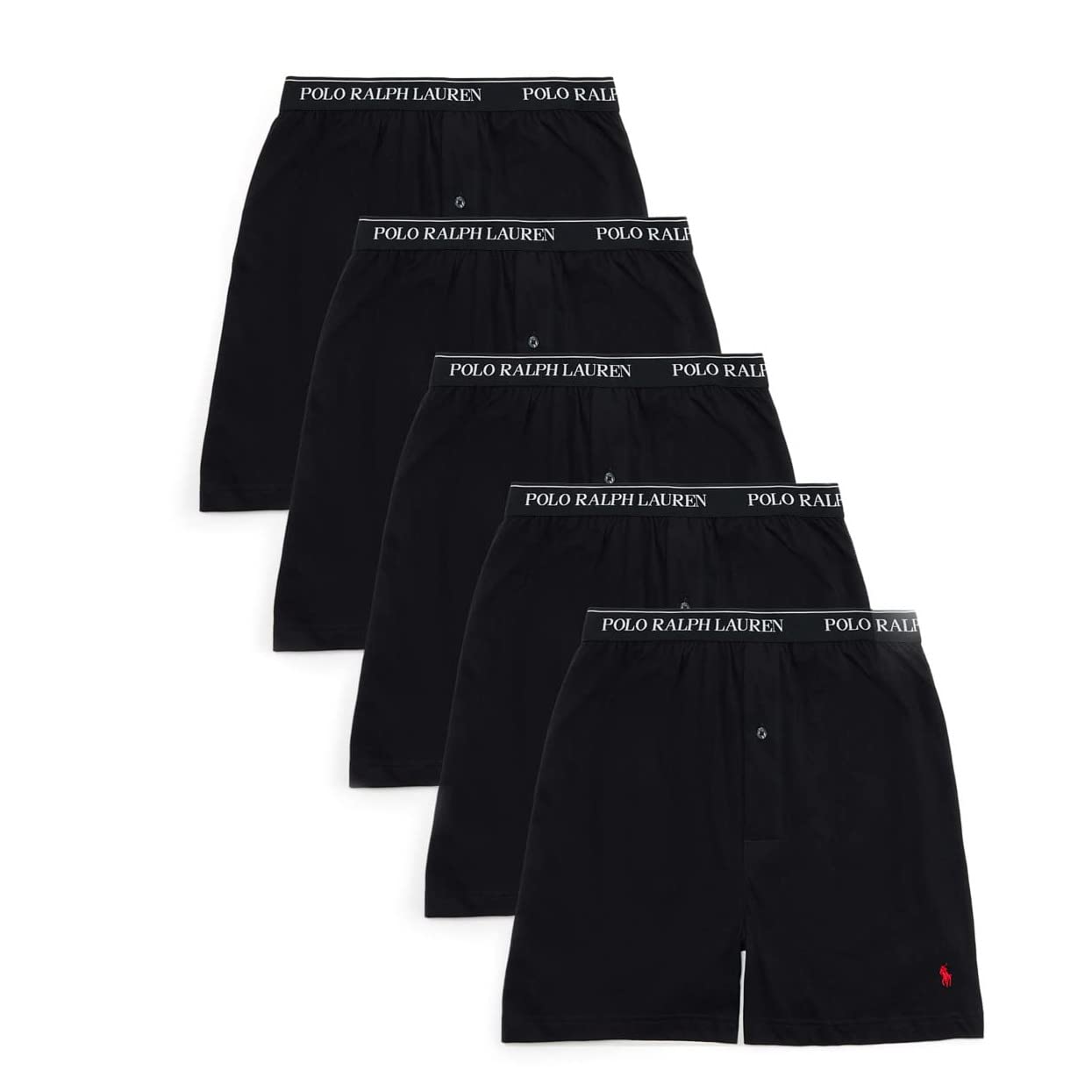Classic Fit Cotton Knit Boxer 5 Pack