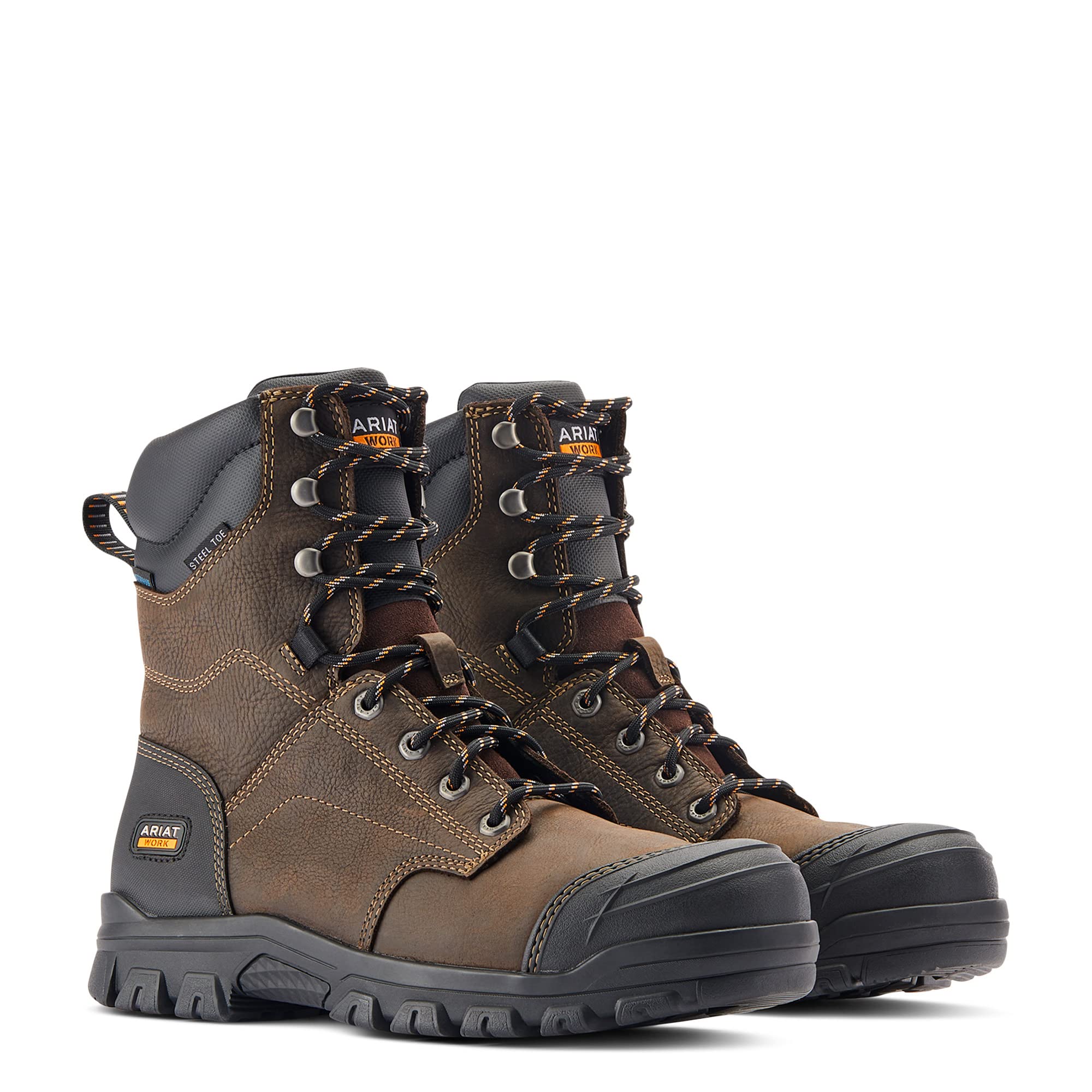 Treadfast 8" Waterproof Steel Toe Work Boots