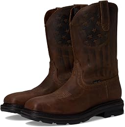 Sierra Shock Shield Patriot Steel Toe Work Boots