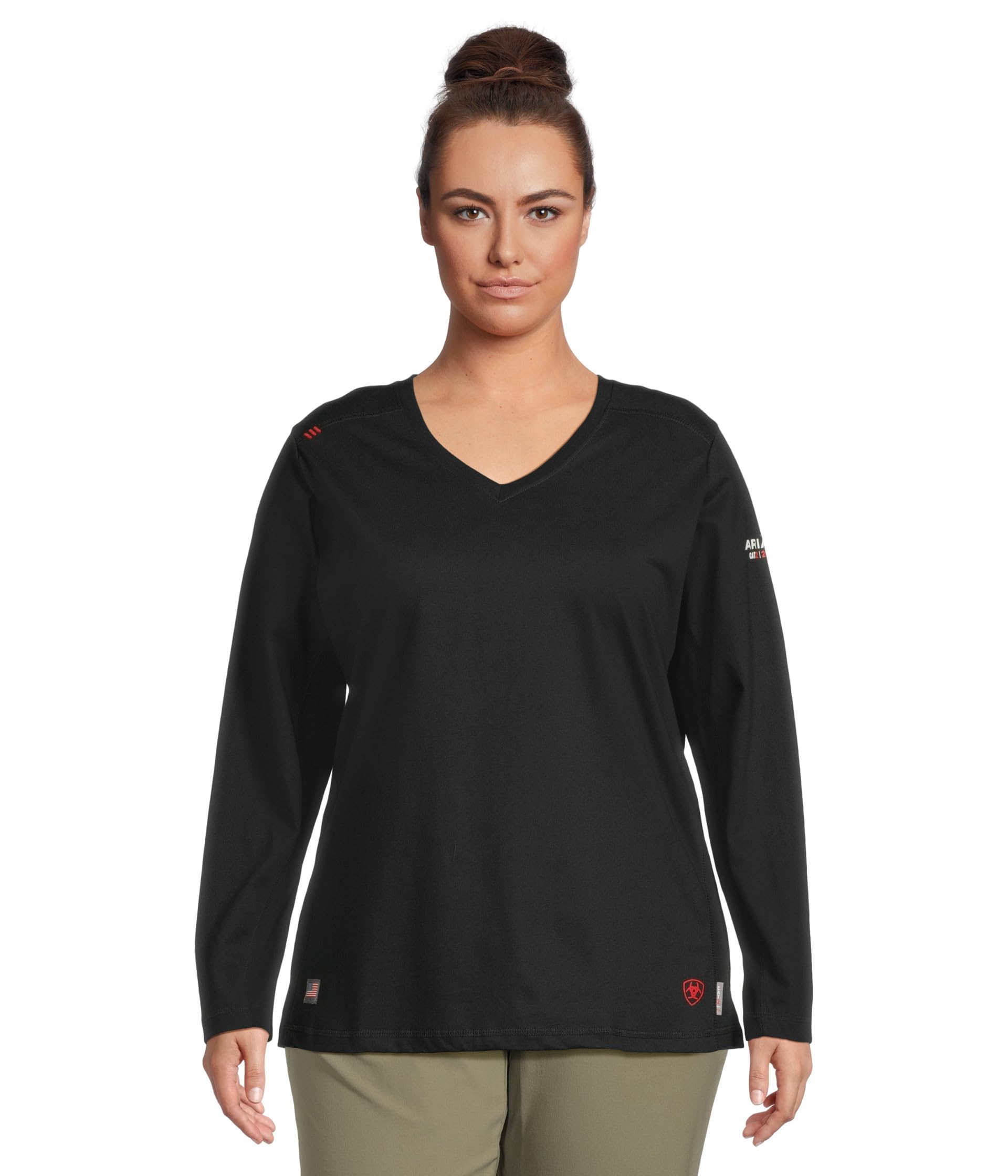 Plus Size FR AC футболка с круглым вырезом