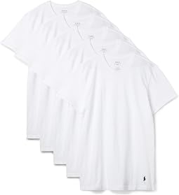 5 Pack Cotton Classic Crews