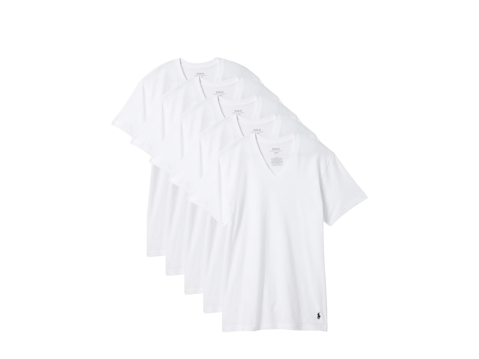 5 Pack Cotton Classic V-Necks