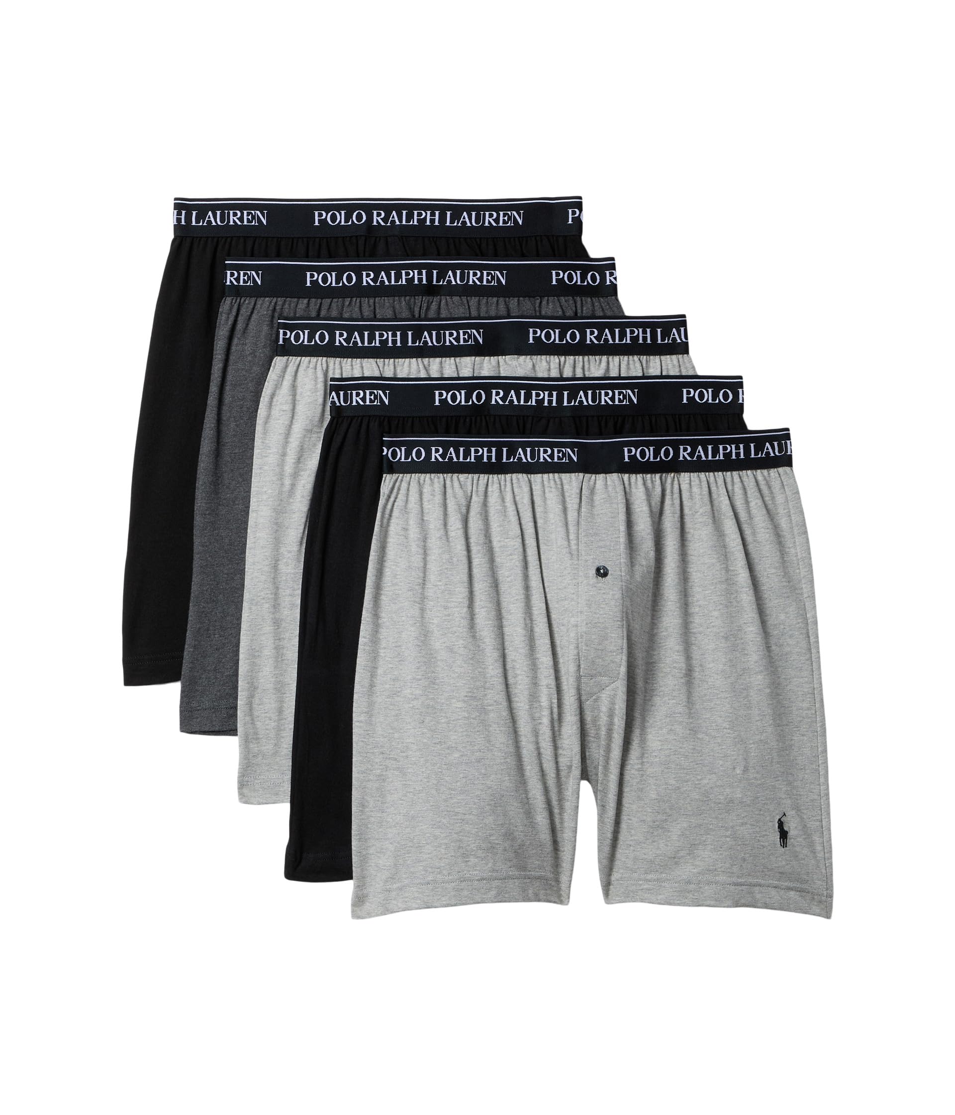 5 pack classic fit cotton knit boxers
