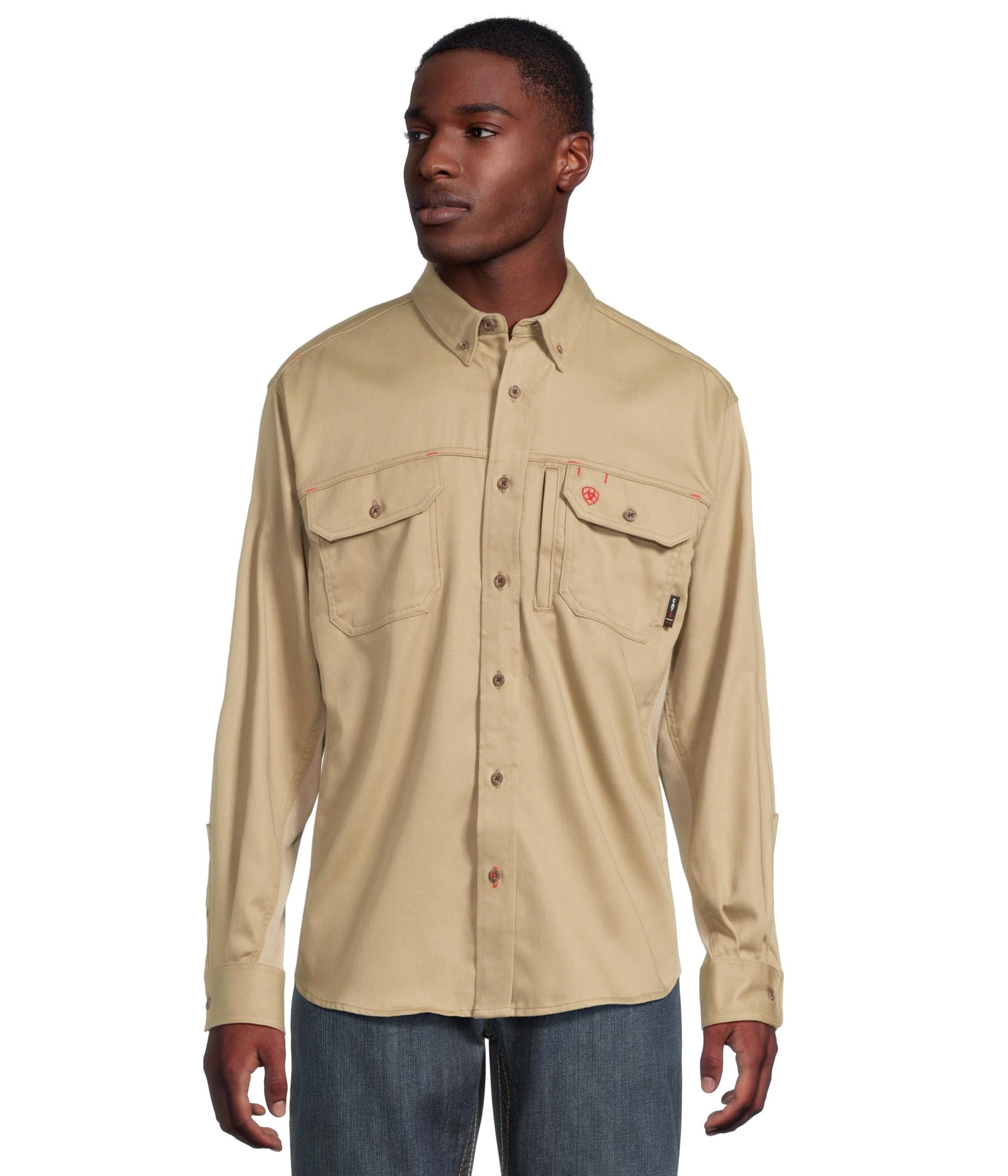 FR Solid Vent Long Sleeve Work Shirt