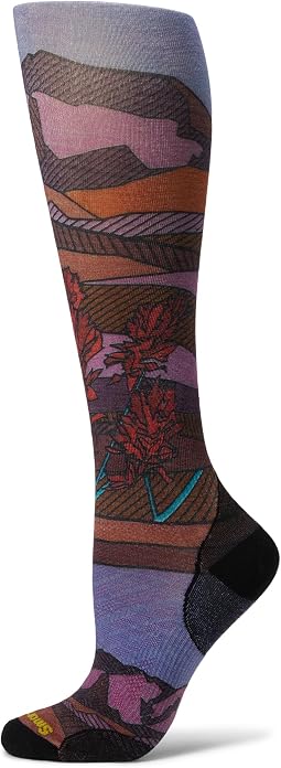 Ski Zero Cushion Floral Field Print Over the Calf