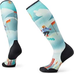 Женские носки Smartwool Ski Targeted Cushion Snow Bunny Print Over the Calf