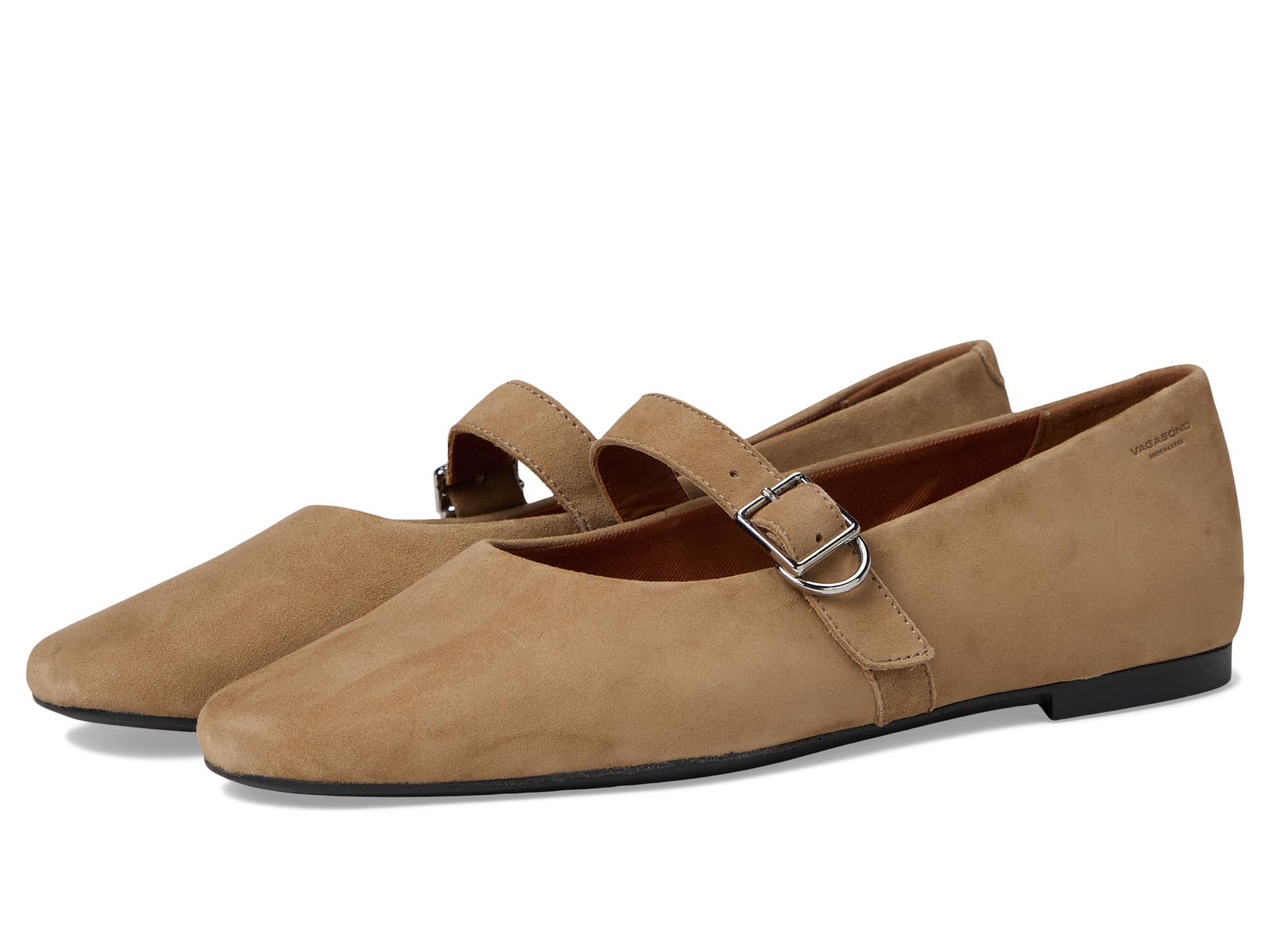 Jolin Suede Mary Jane Flat