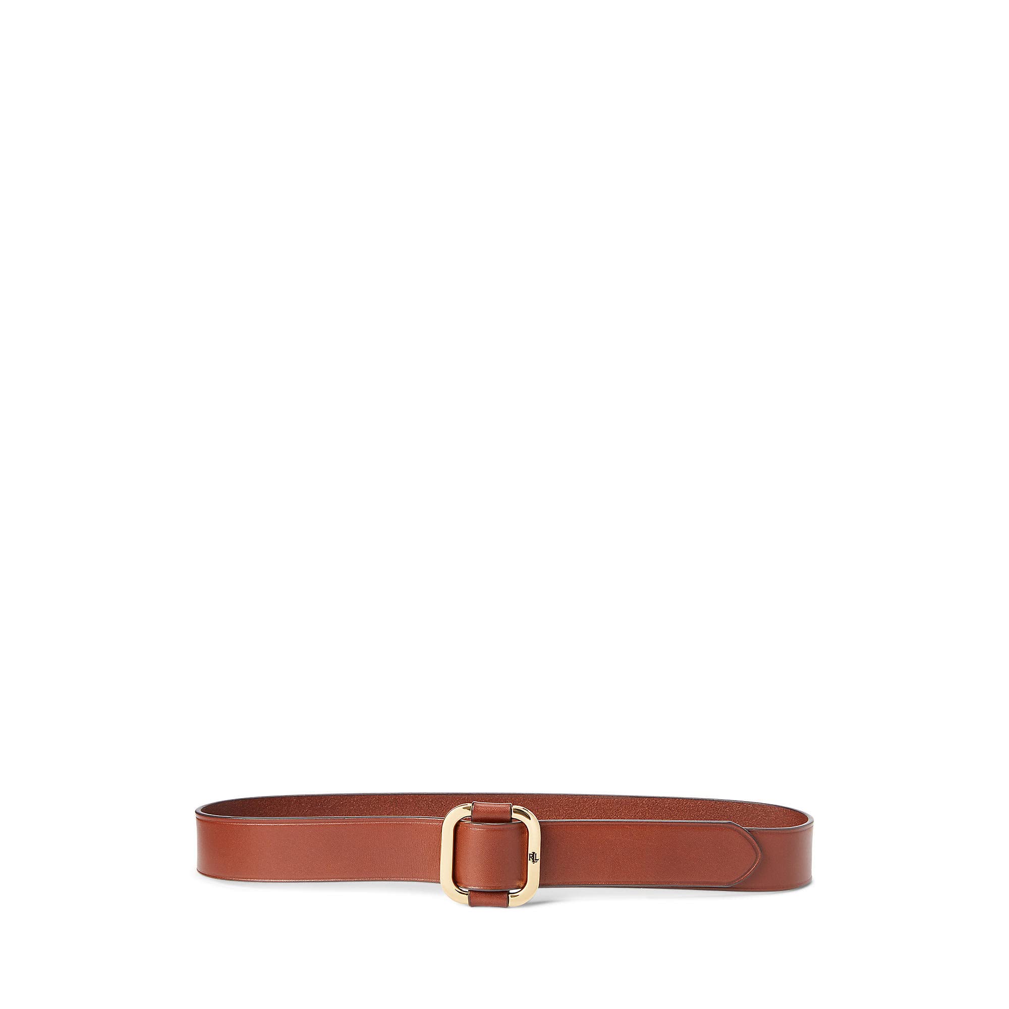 Slide Buckle Leather Belt