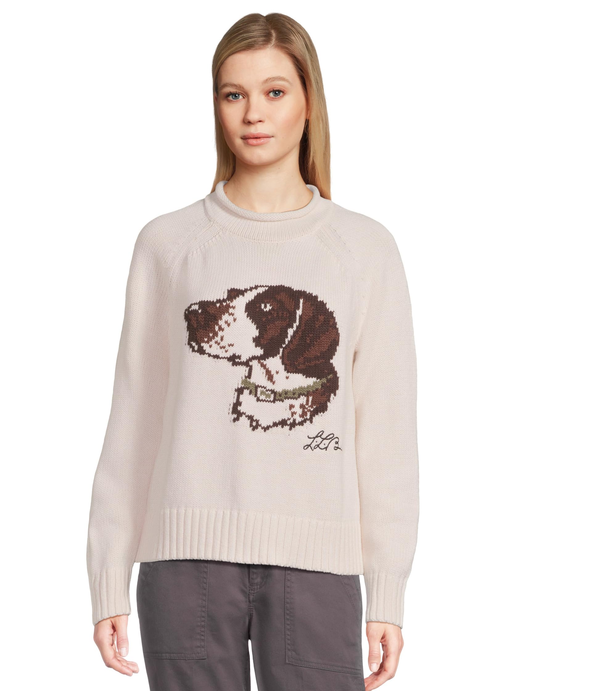 Signature Original Cotton Rollneck Novelty Sweater