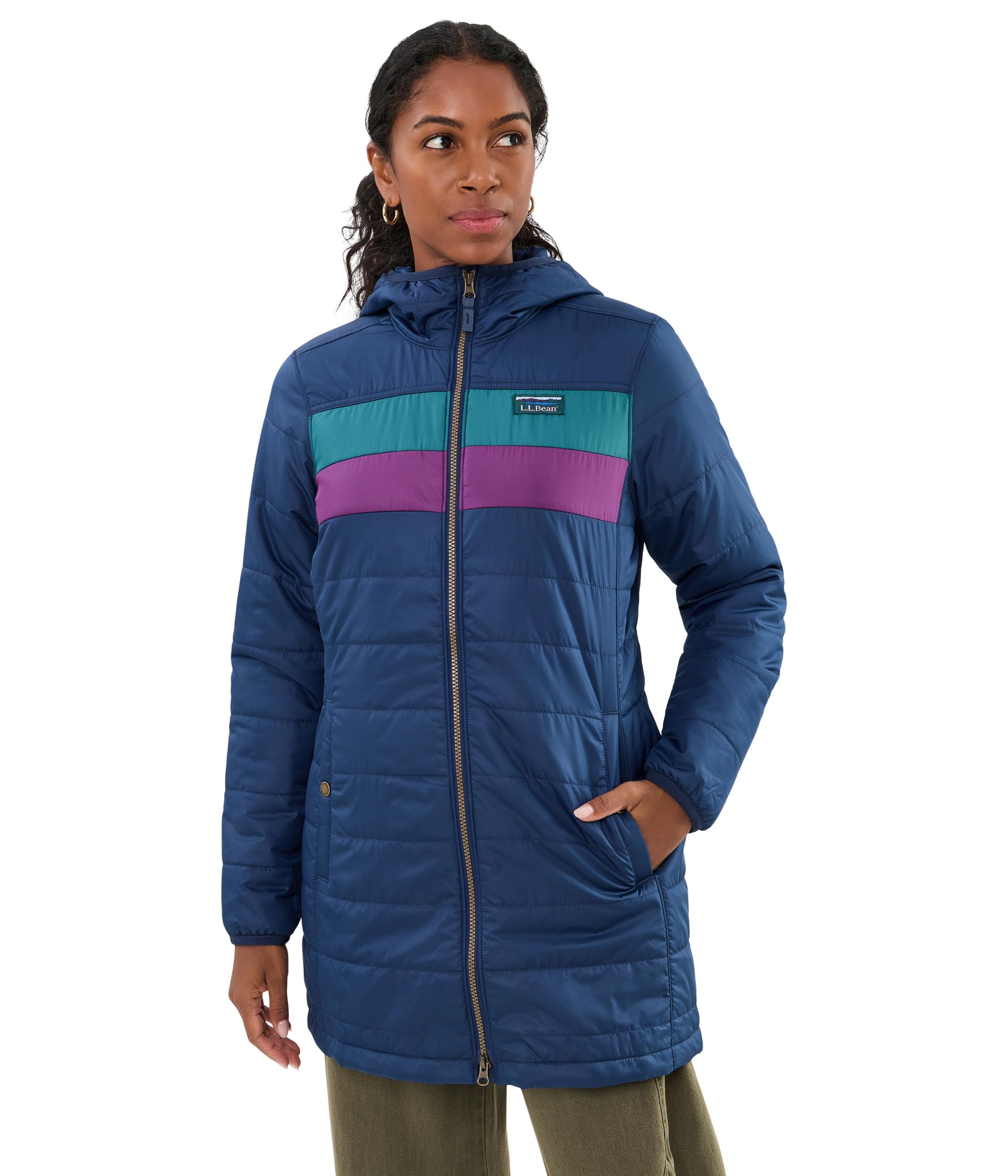 Mountain Classic Puffer Coat Color-Block