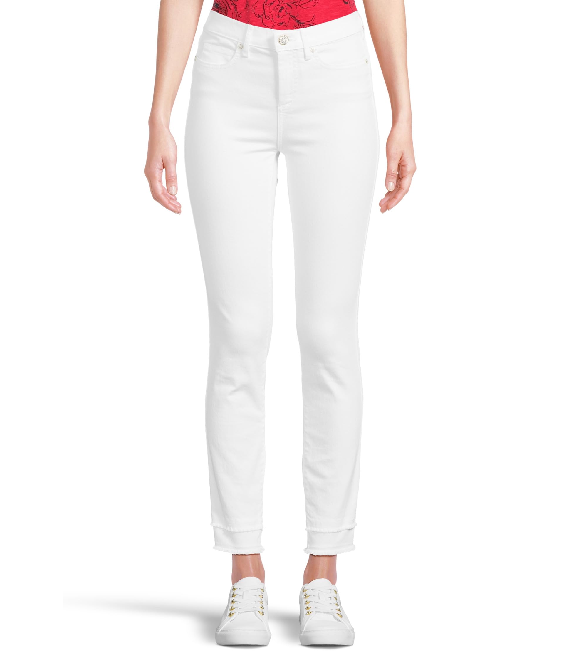 Джинсы South Ocean High-Rise Skinny цвета Resort White