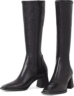 Hedda Leather Tall Stretch Boots