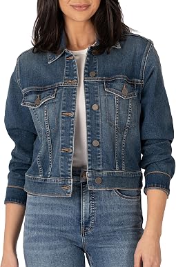 Julia Crop Jacket w/ Drop Shoulder-Regular Waistband