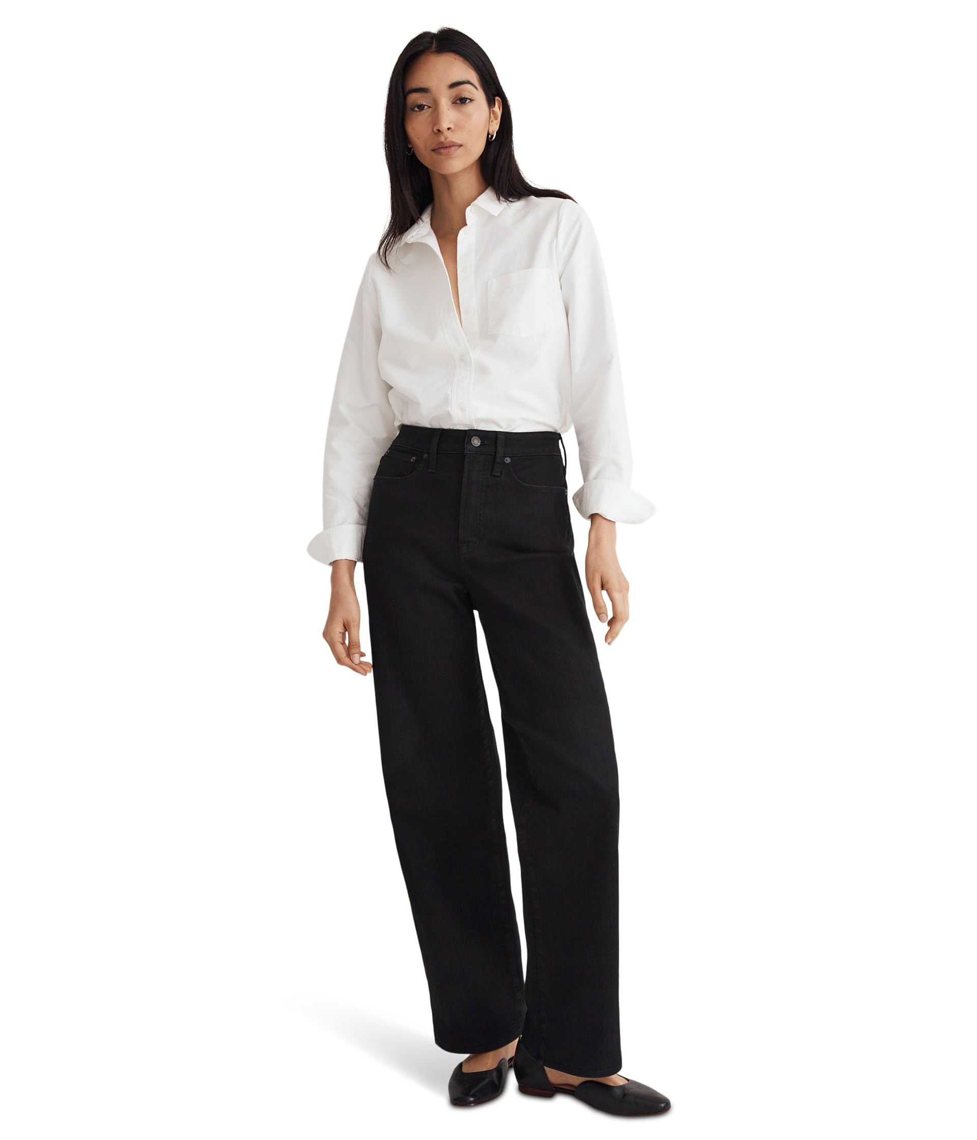 The Perfect Vintage Wide-Leg Jean in Rinse Wash