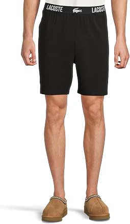 Graphic Waistband Pajama Shorts