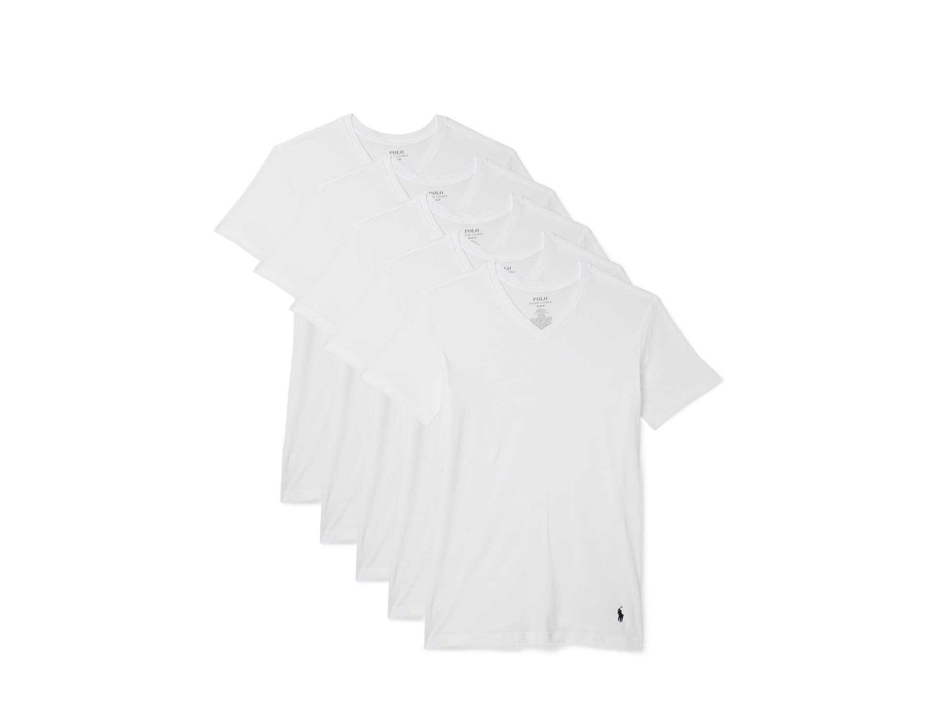 5-Pack Slim Fit V-Necks