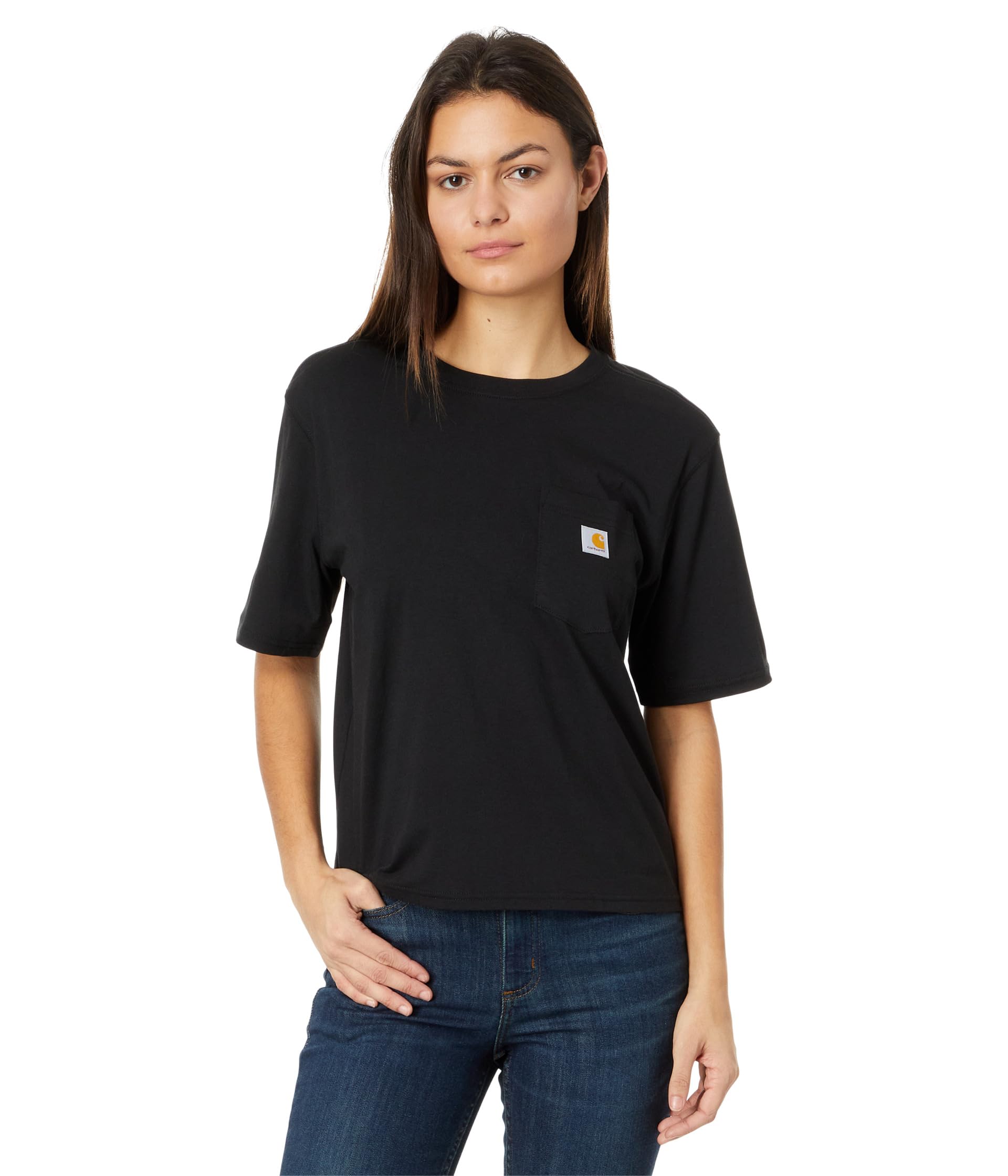 Loose Fit Lightweight Short Sleeve Crew Neck T-Shirt